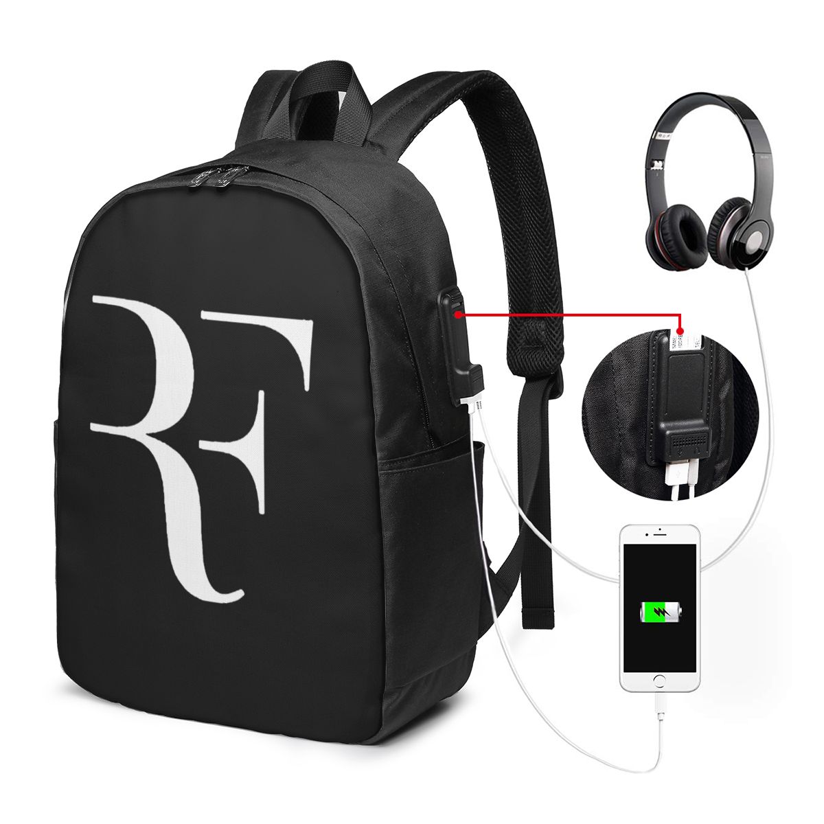 Laptop Bag - Plecak Roger Federer, torba podróżna na