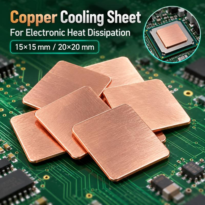 Laptop Cooling Pad - 1/2/3 sztuki – miedziana podkładka termoprzewodząca