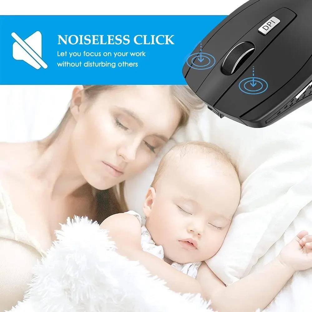Mysz bezprzewodowa 2.4G, przen – Laptop Mouse recenzja i cena