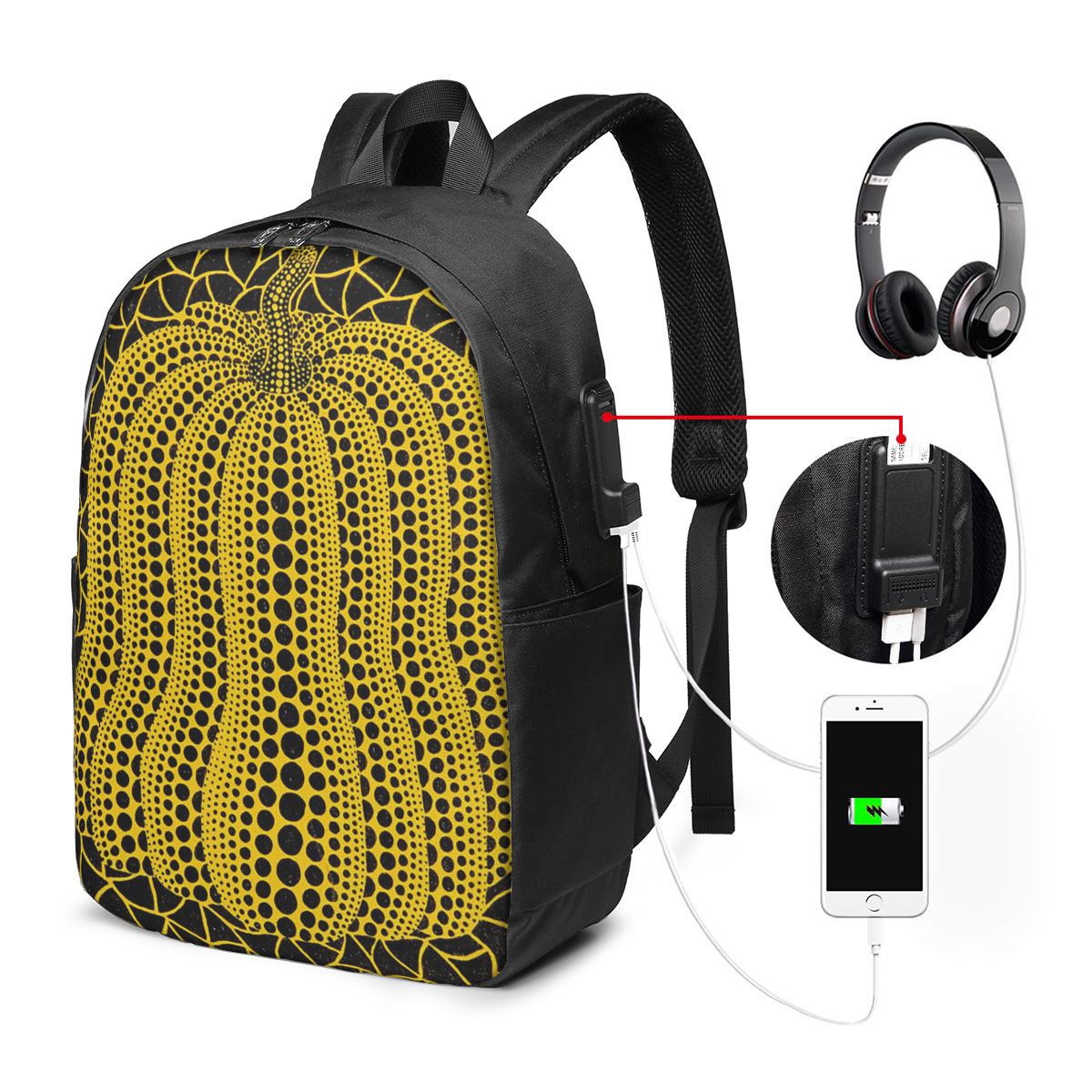 Plecak z motywem abstrakcyjnym – Laptop Bag recenzja i cena