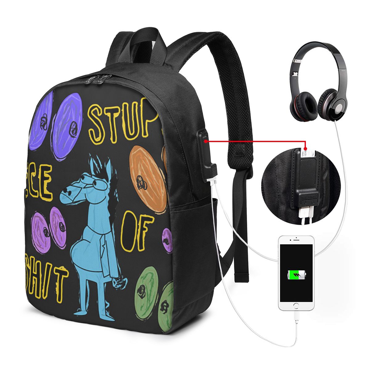 Plecak z motywem kreskówki Boj – Laptop Bag recenzja i cena